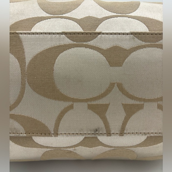 COACH Logo Monogram Large Shoulder Bag - Picture 12 of 14